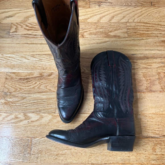 Lunches 2000 Men’s Cowboy Boots - EXOTIC KANGAROO T3012.R4 - Picture 5 of 8